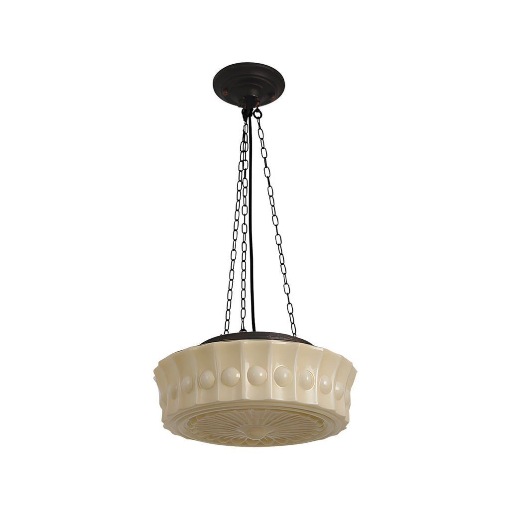 Hailie Vintage French Pendant Light With Dome for Living Room