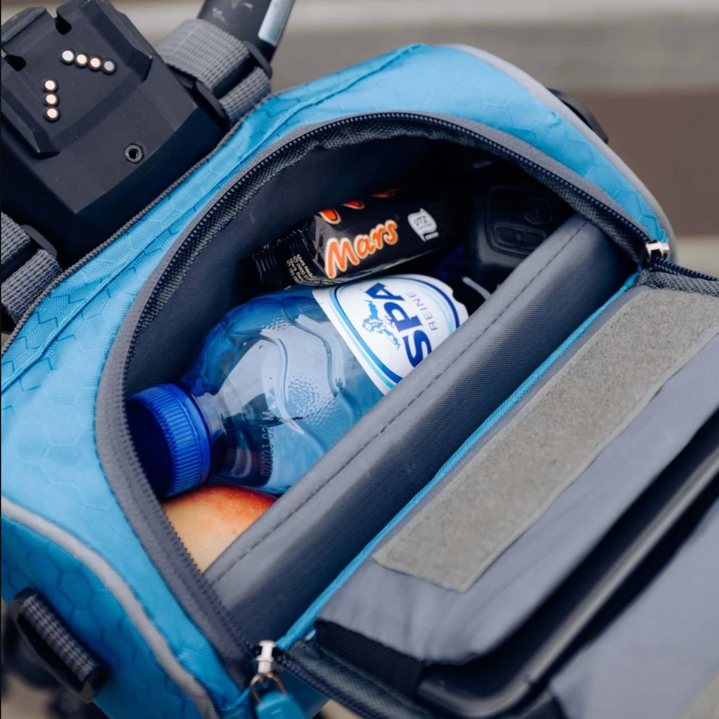 Handlebar Bag For Bikes With Touch Phone Compartment And Secure Storage