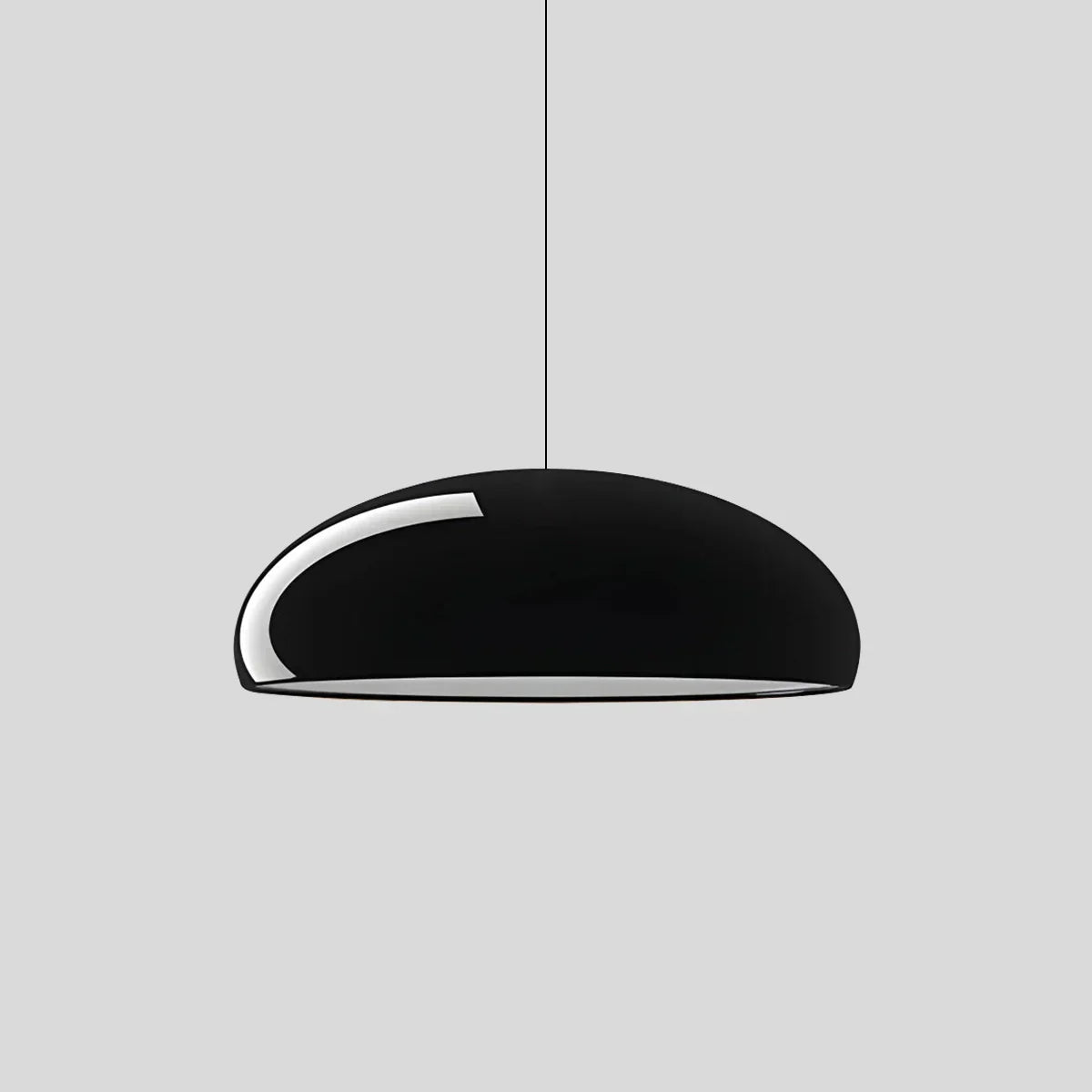 Sleek Contemporary Pendant Light Over Kitchen Island Fixture