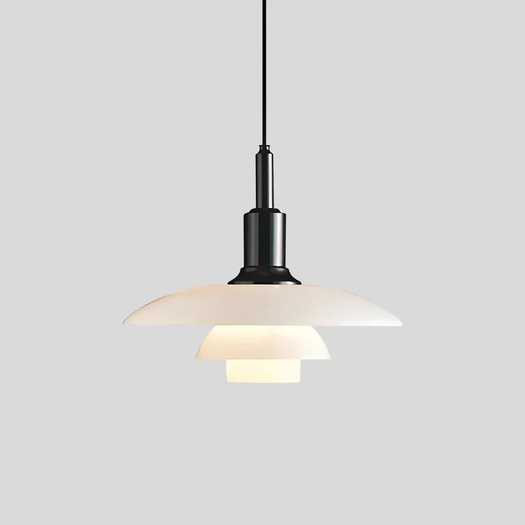 Danish Style Glass Pendant Light for Kitchen, Designer Ceiling Fixture