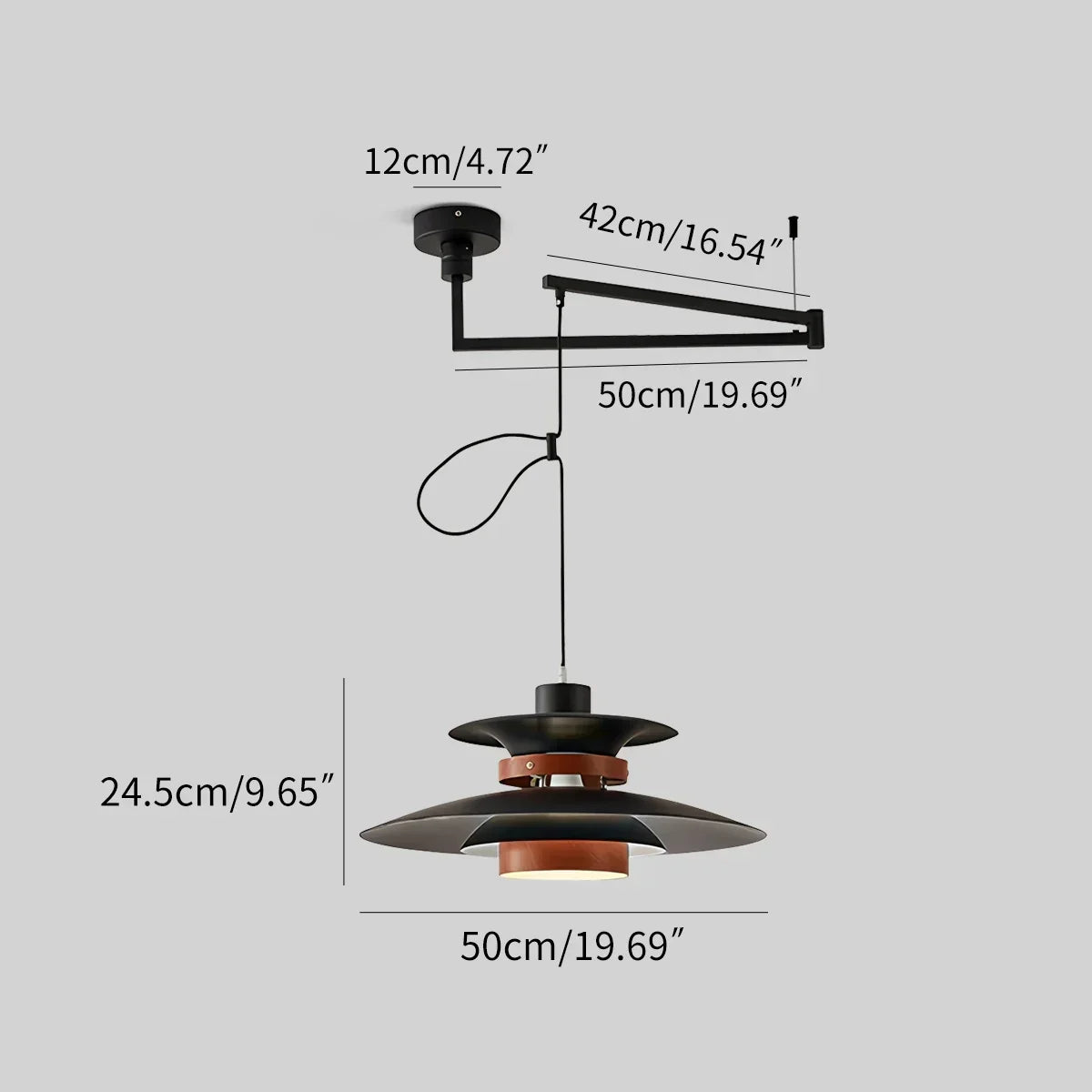 Mercero UFO Style Pendant Light For Kitchen And Dining Areas