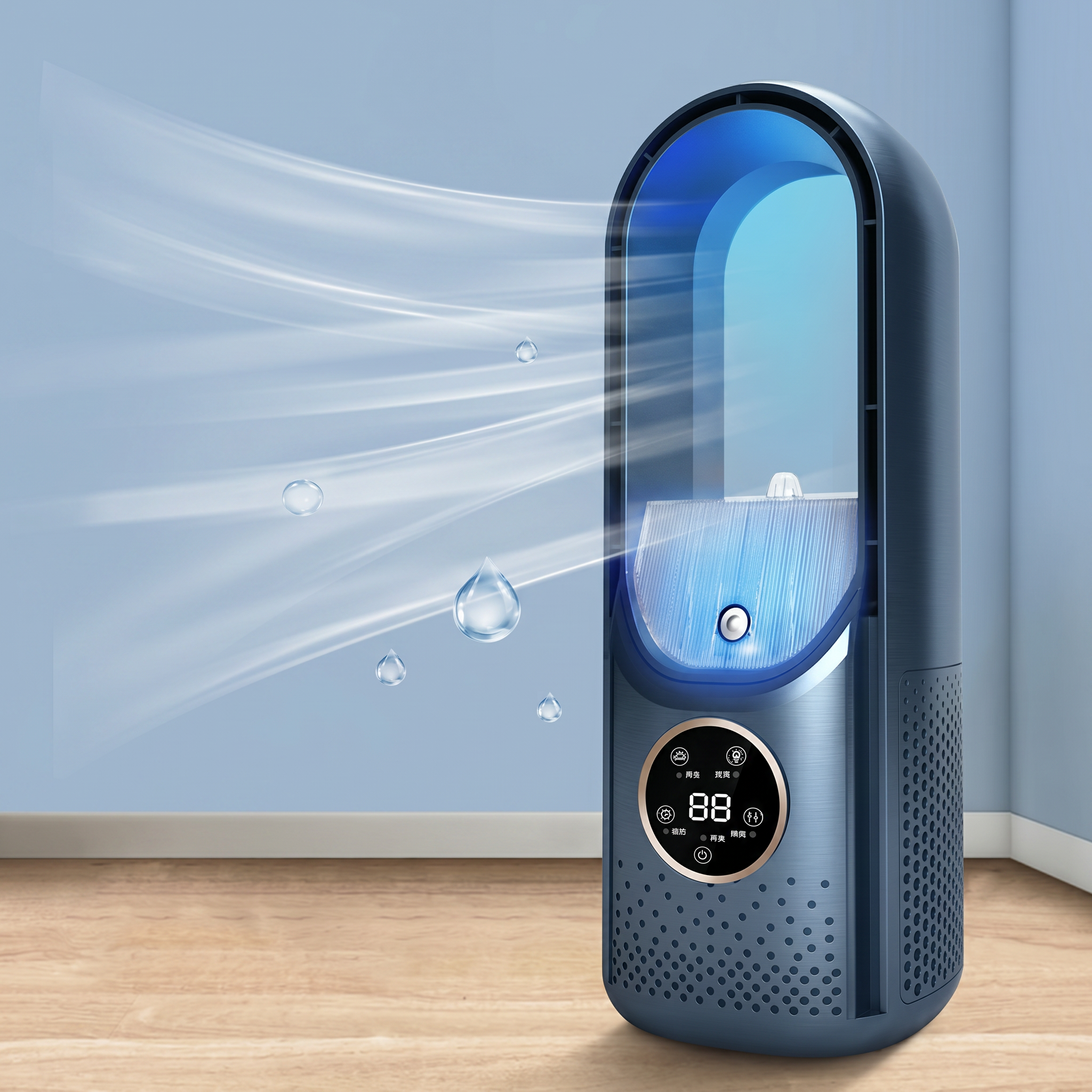 Blade-Free Silent Portable Air Conditioner | ormexis