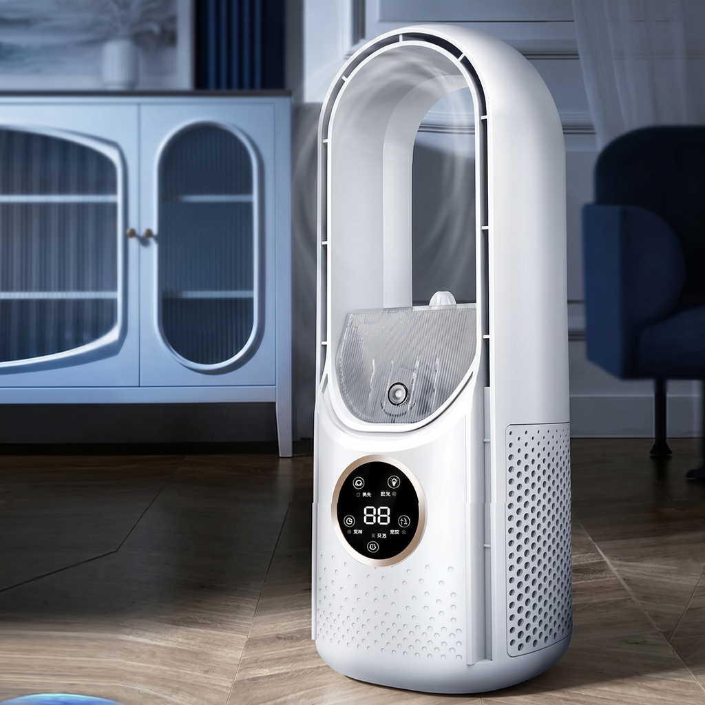 Blade-Free Silent Portable Air Conditioner | ormexis