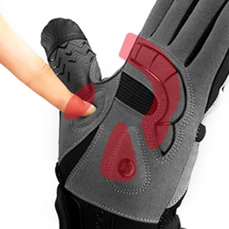 Heated Gloves With Touchscreen Tips And Reflective Strips