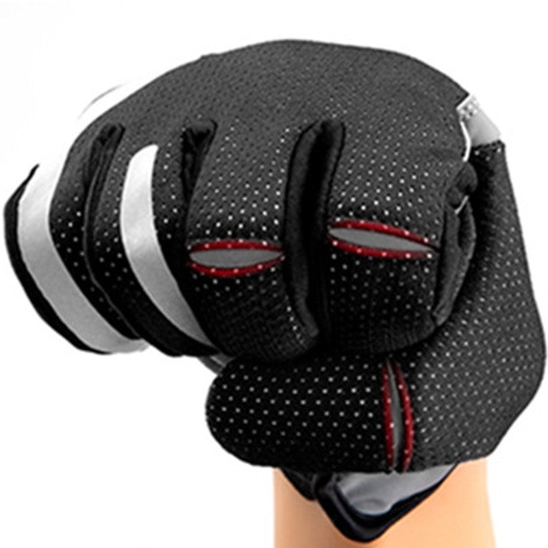 Heated Gloves With Touchscreen Tips And Reflective Strips