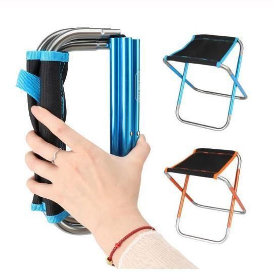 Featherlight Folding Chair With Aluminum Frame For Outdoor Enthusiasts