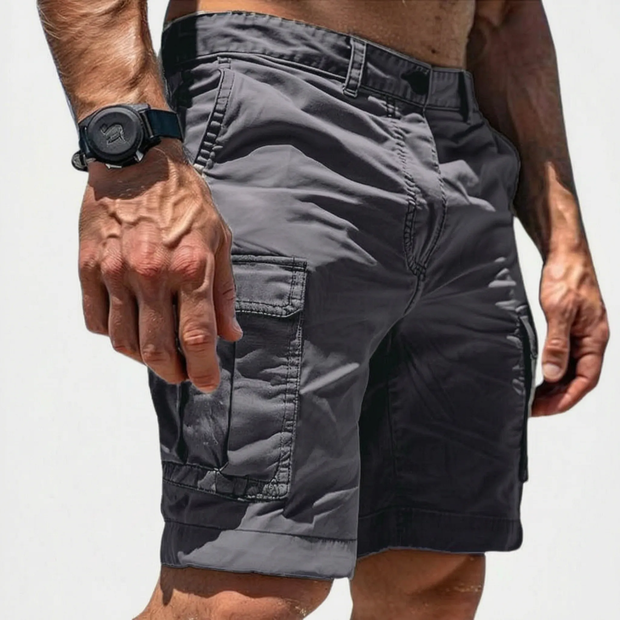 Men's Casual Cargo Shorts -  Weekend Outdoor Walks - Ormexis