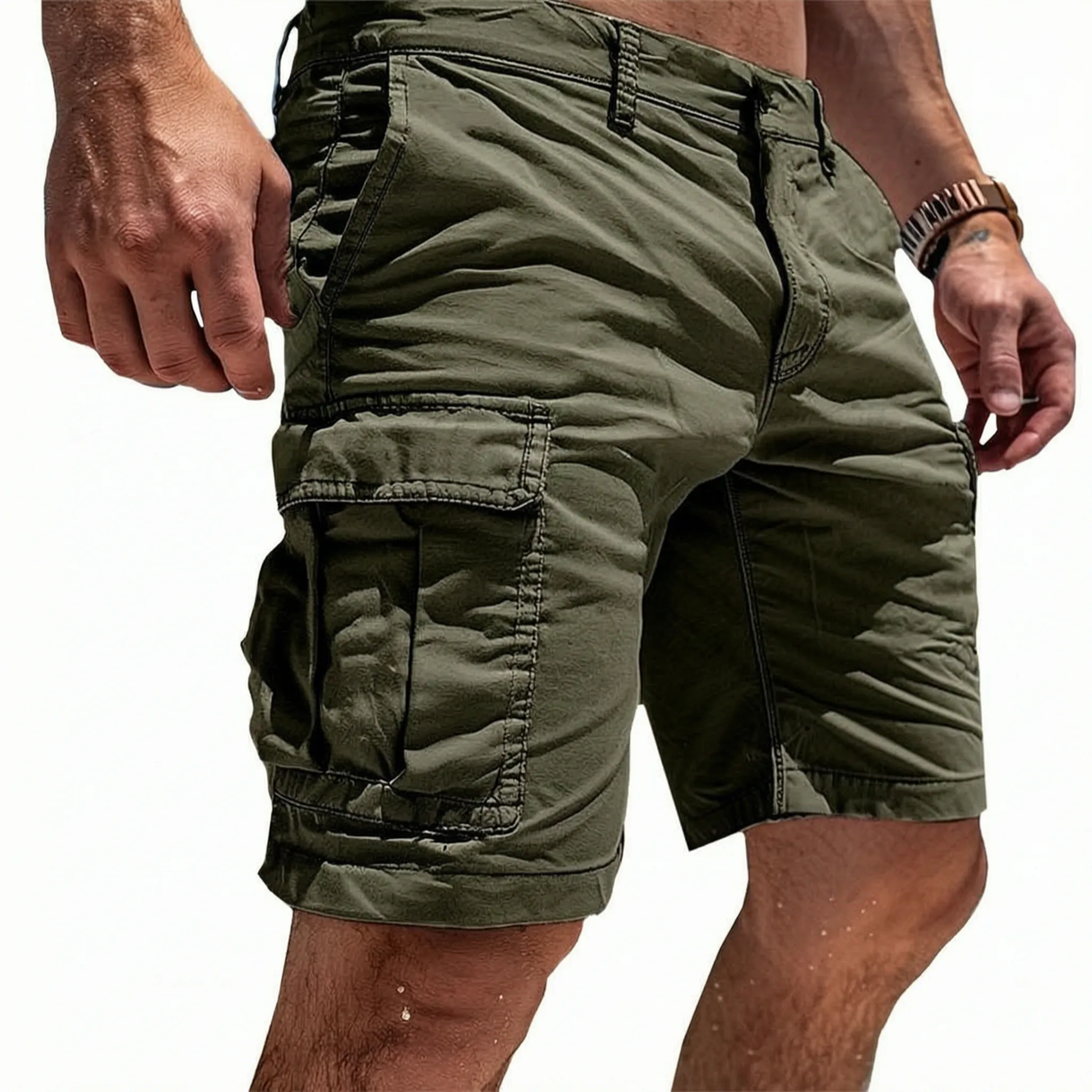 Men's Casual Cargo Shorts -  Weekend Outdoor Walks - Ormexis