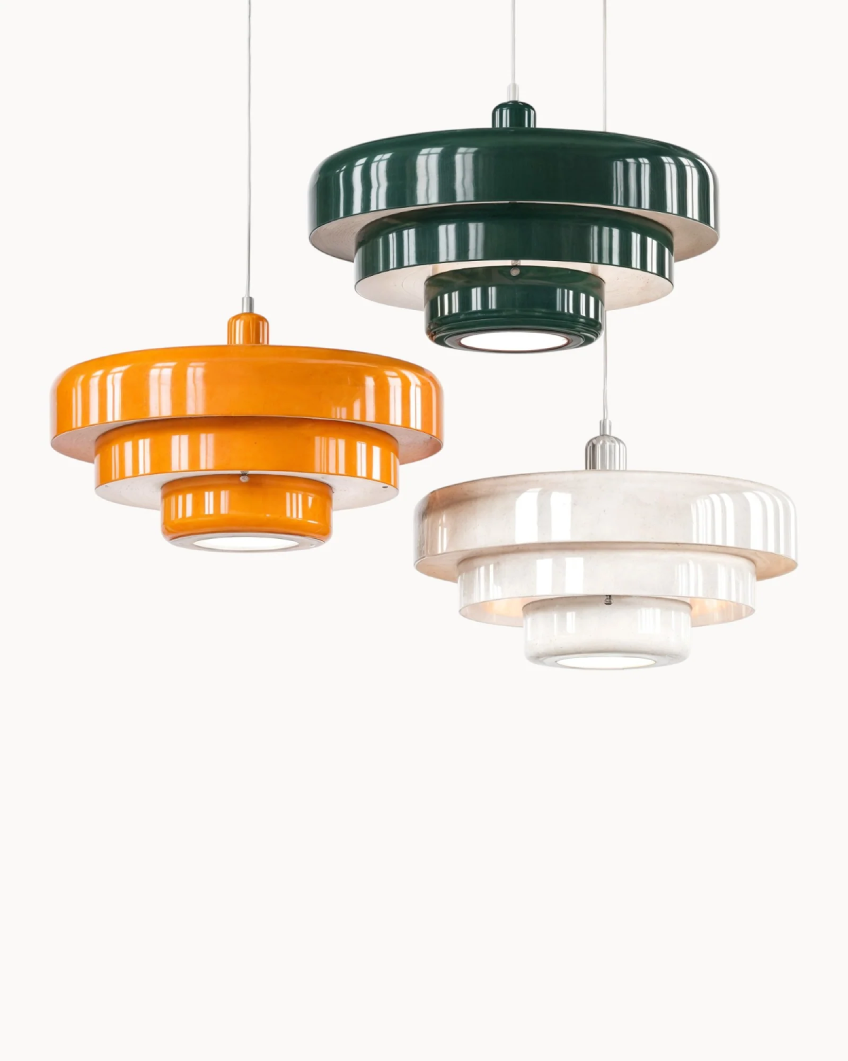Orange Pendant Light From Marinelle With Bold Modern Twist For Interiors