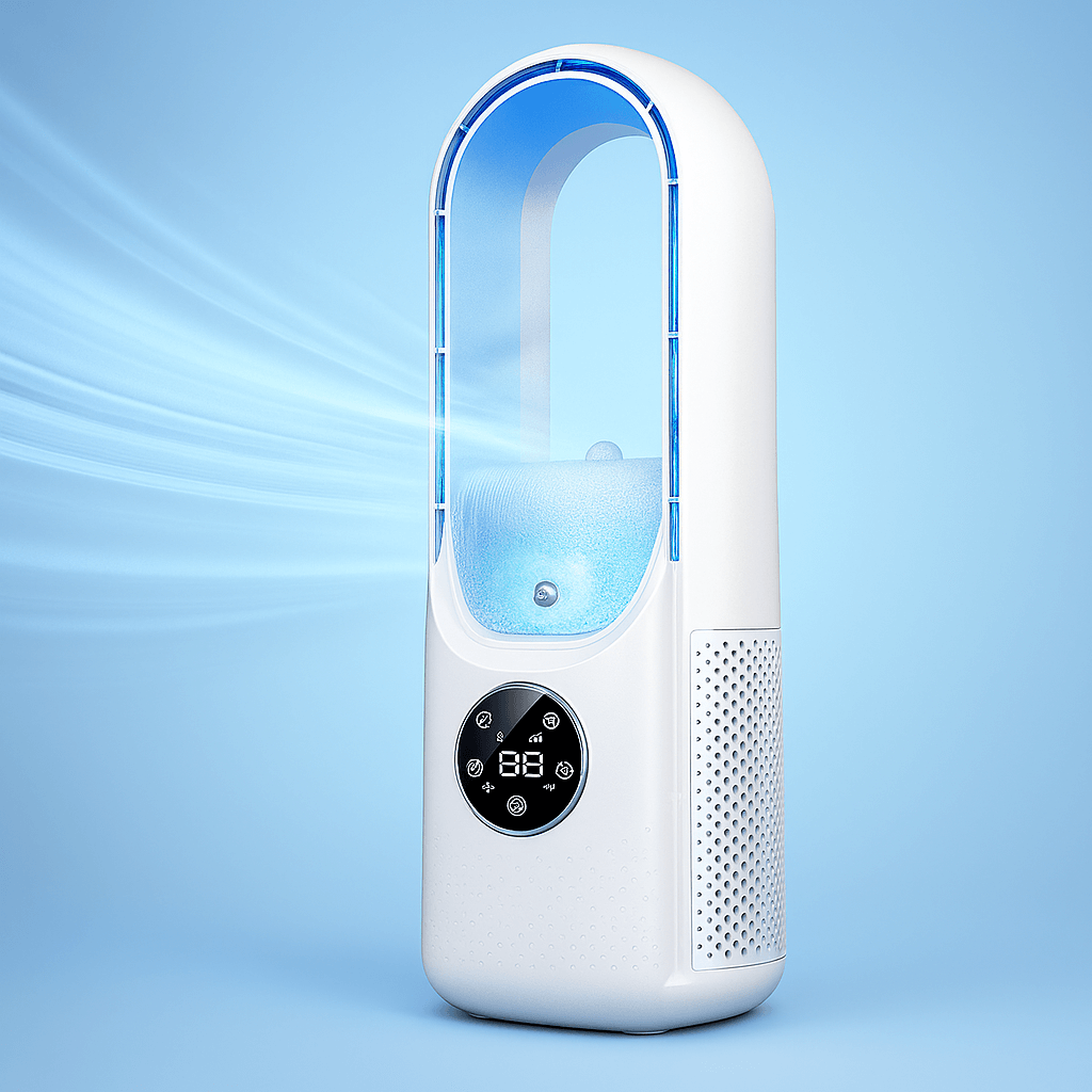 Bladeless Portable Air Cooler | ormexis