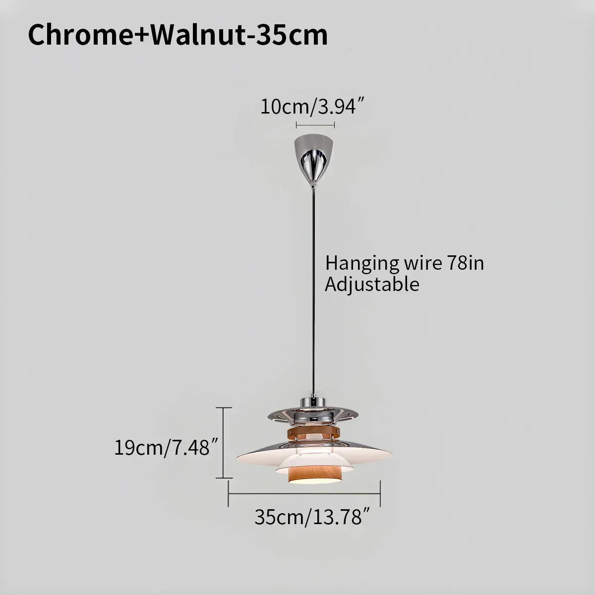 Mercero UFO Style Pendant Light For Kitchen And Dining Areas