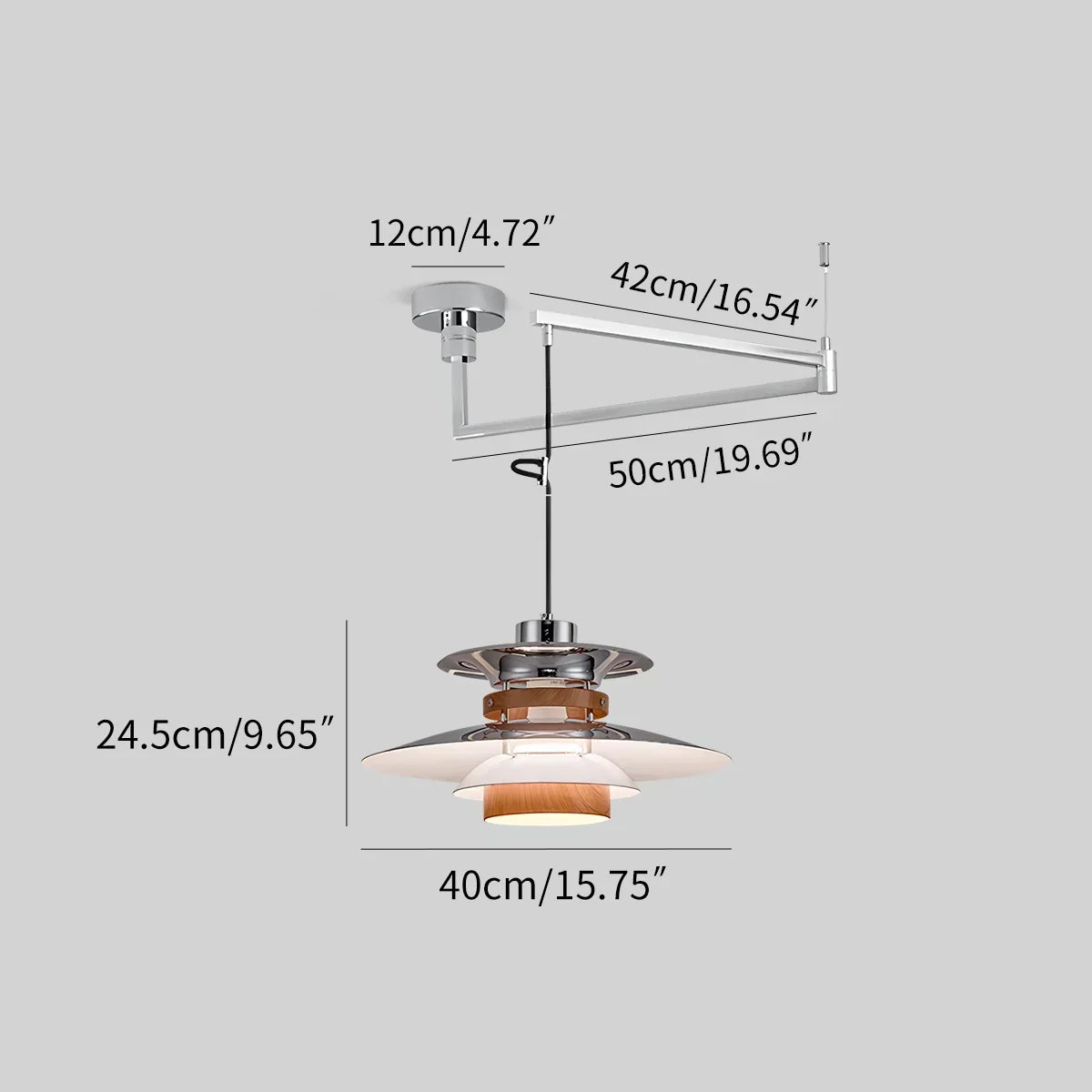 Mercero UFO Style Pendant Light For Kitchen And Dining Areas
