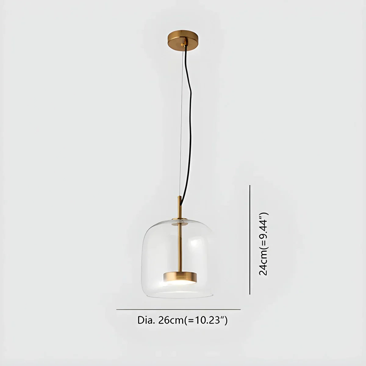 Morden Modern Glass Pendant Fixture For Dining Room
