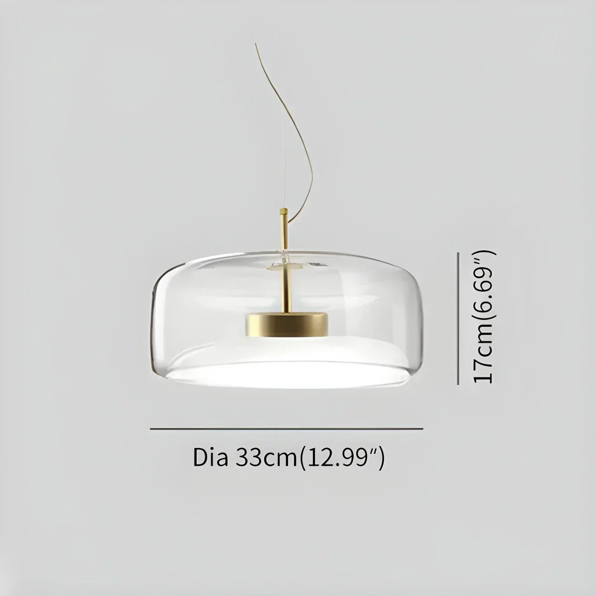 Morden Modern Glass Pendant Fixture For Dining Room