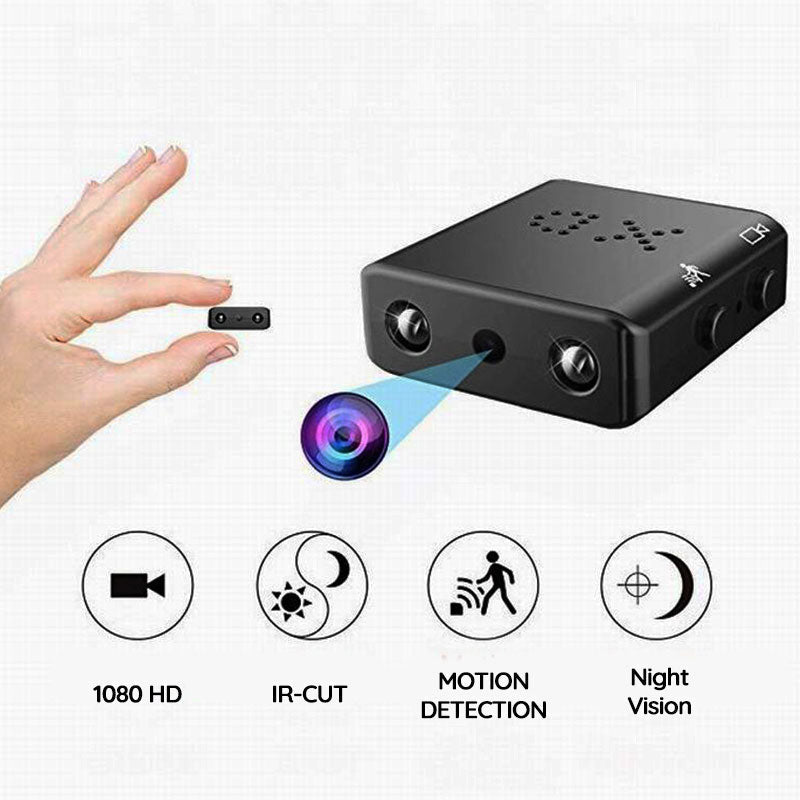 Mini 1080P Surveillance Cam With Night Vision And Motion Detection