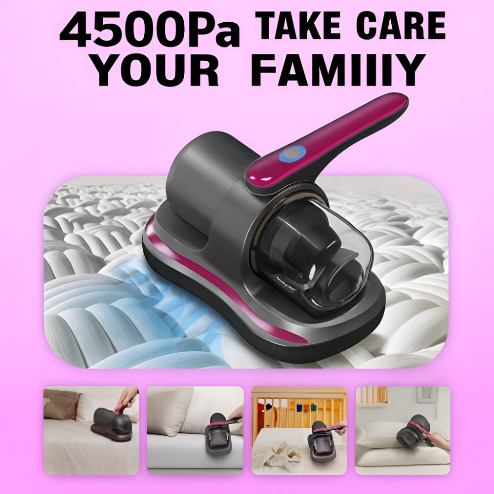 Small Cordless Handheld Vacuum With USB Charging For Mattresses And Upholstery