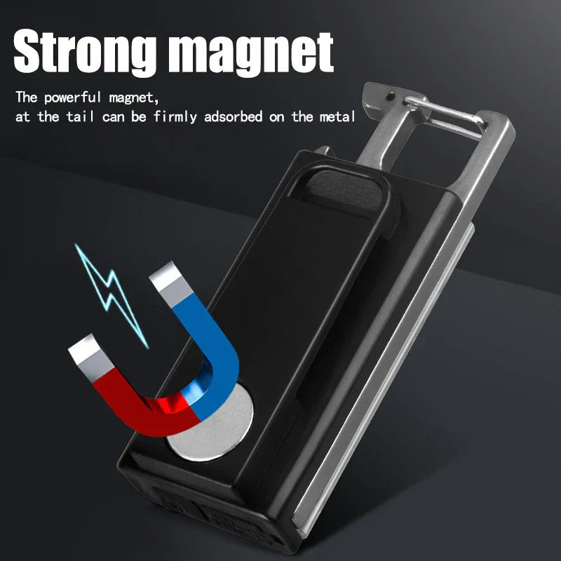 Tiny Keychain Flashlight With Bright LED Rechargeable Navigation Torch