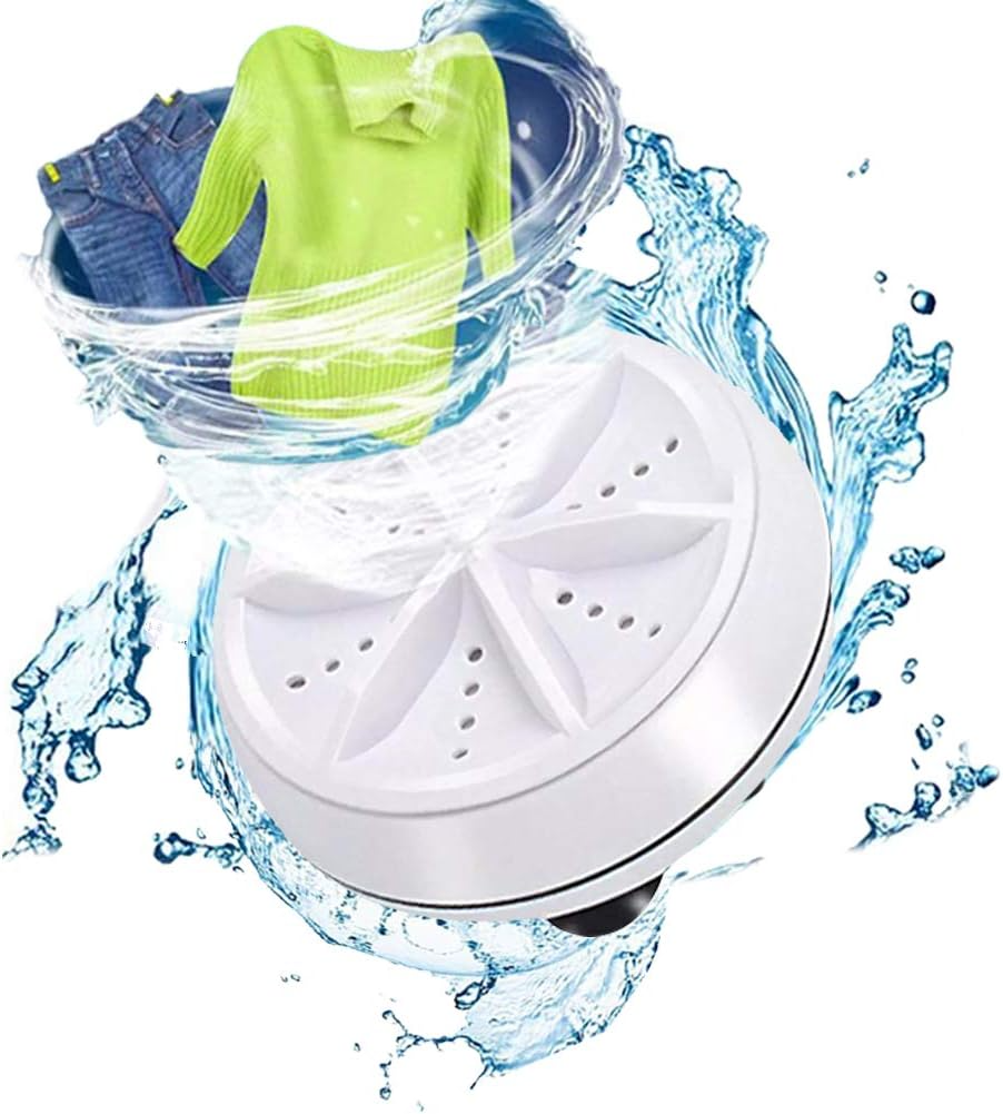 Ultrasonic Mini Washer For Small Spaces And Portable Cleaning