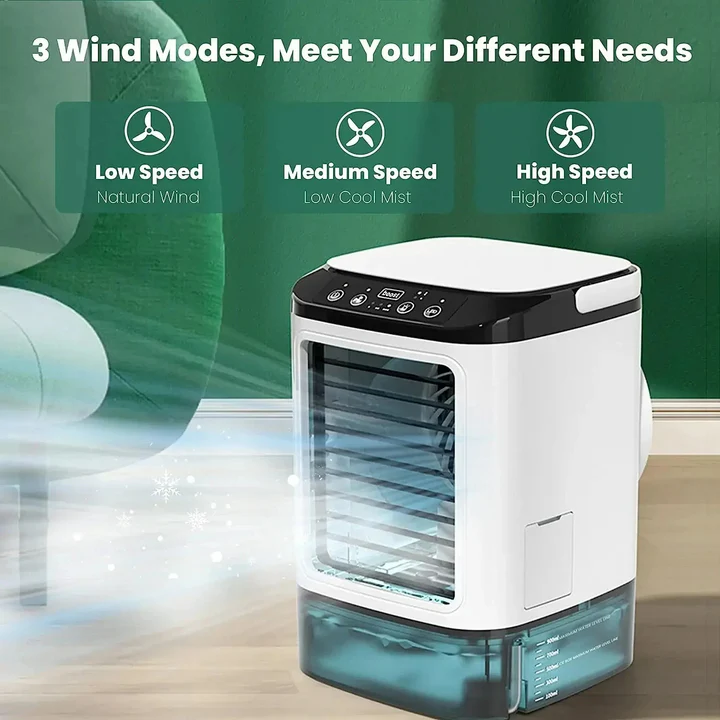 Three Speed Portable Cooling Unit For Small Spaces