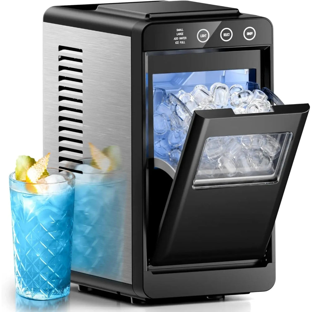 Travel Ready Ice Maker With Fast Ice And Self Cleaning For Home Or Office