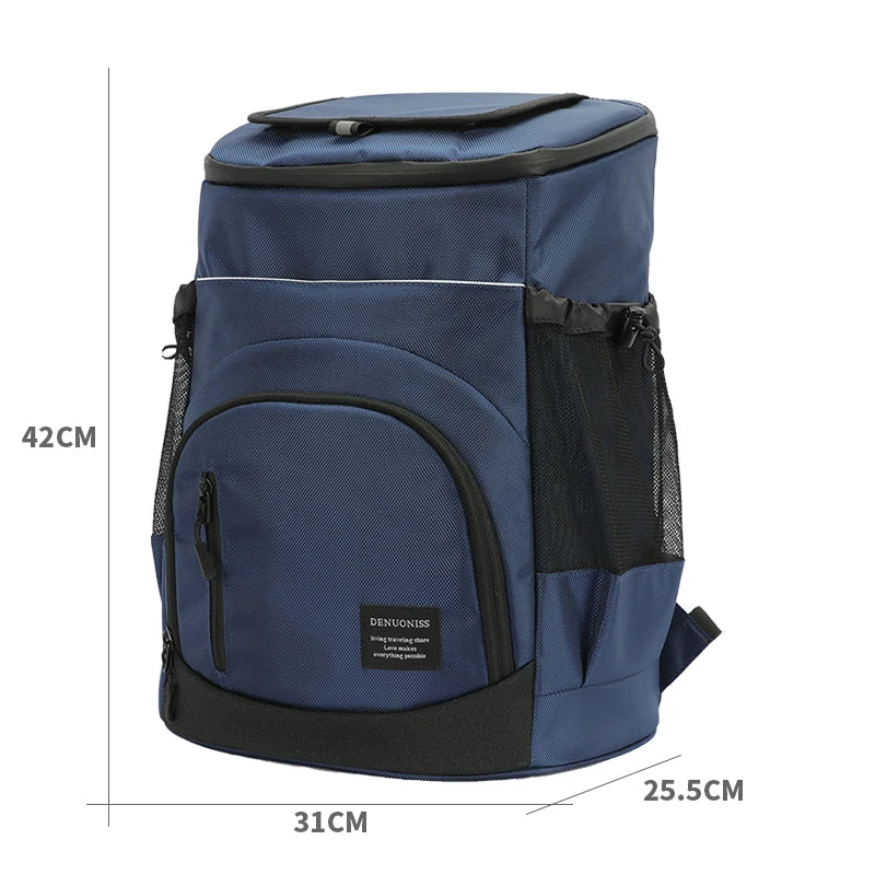 Durable Insulated Cooler Backpack 25L For Summer Adventures