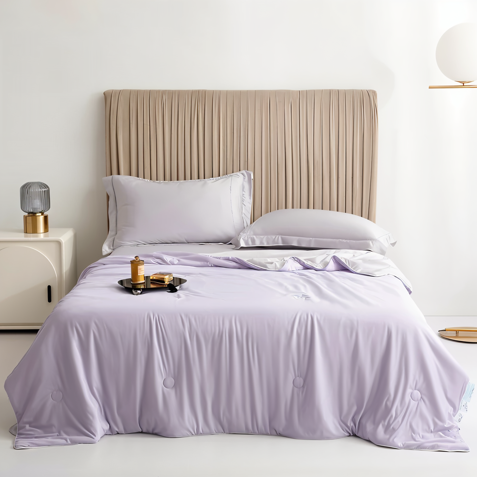 SnowPlume Cooling Blanket, Reversible Bed Cover, Hypoallergenic Comfort for Hot Sleepers