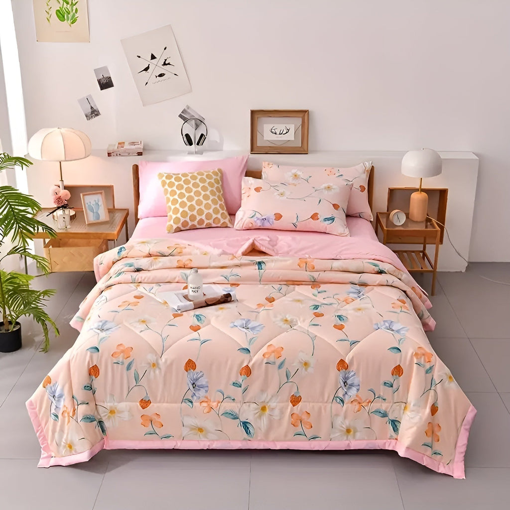 Lightweight Cooling Bed Blanket With Soft Cotton For Hot Sleepers
