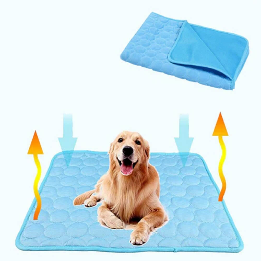 Pressure Activated Dog Cooling Bed For Quick Heat Relief, Lightweight And Portable