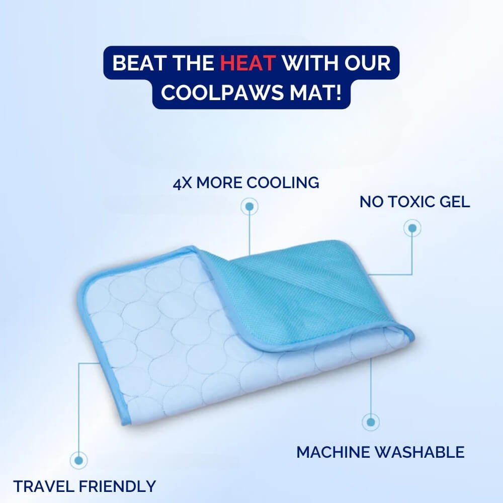 Pressure Activated Dog Cooling Bed For Quick Heat Relief, Lightweight And Portable