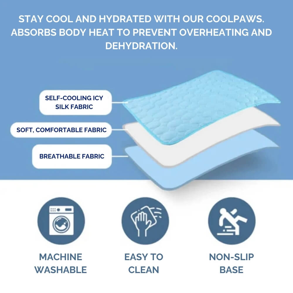 Pressure Activated Dog Cooling Bed For Quick Heat Relief, Lightweight And Portable