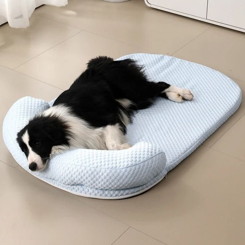 Dog Cooling Bed With Breathable Comfort For Warm Summer Days