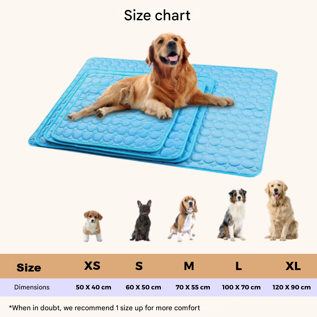 Dog Cooling Mat With Four Times Cooling Power And Durable Design For Hot Weather Comfort