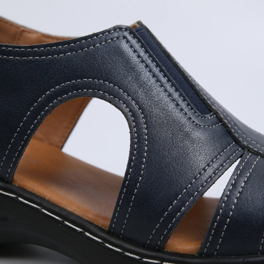 Casual Low Wedge Sandal -  Summer City Walks - Ormexis