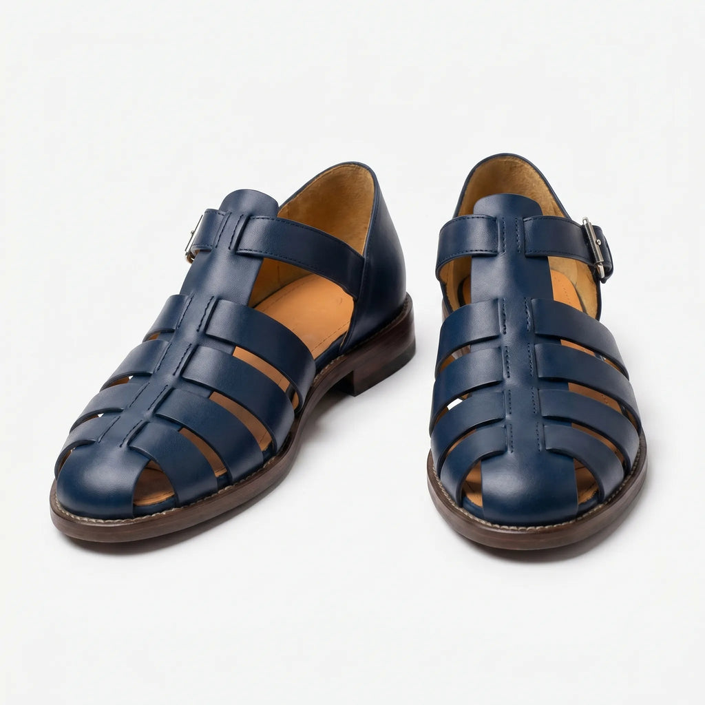 Closed-Toe Caged Sandals -  Summer City Walks - Ormexis