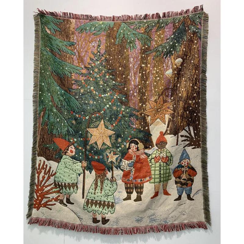 Nutcracker And Stars Christmas Blanket In Soft Fleece For Warmth And Comfort