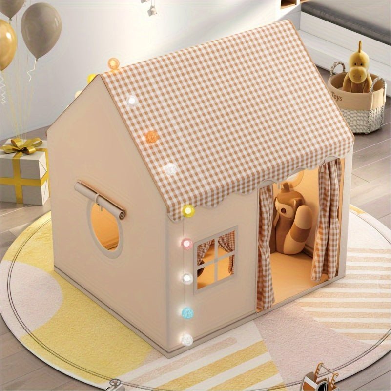 Funhub Cozy Kids Tent For Indoor Play With Soft Fabric