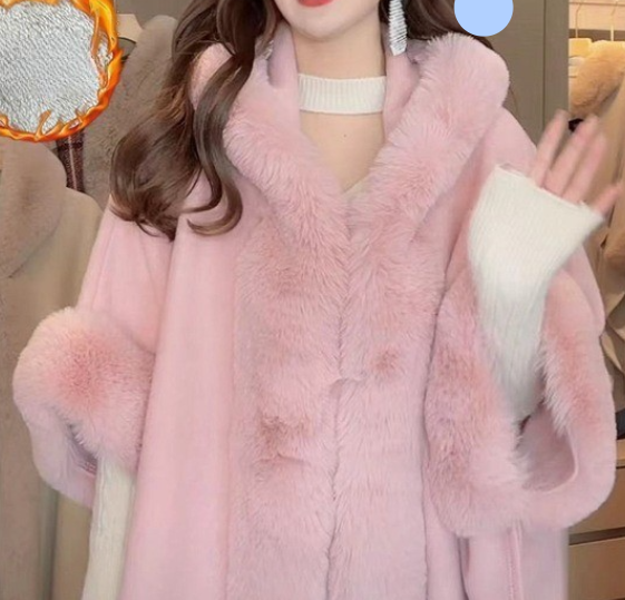 Wearable Silky-Lined Blanket Poncho For Cozy Comfort On Chilly Days