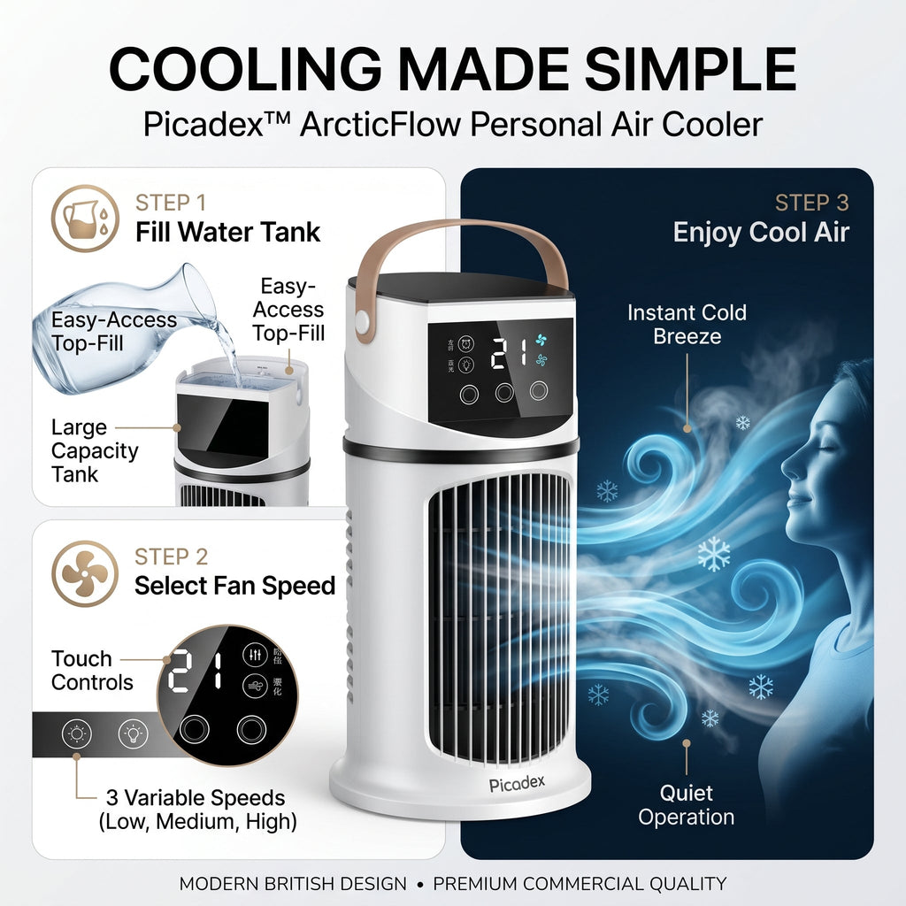 Veltrix – Small Air Conditioner Portable AC Fan | ormexis