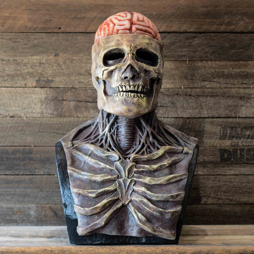 Realistic Skeleton Mask With Movable Jaw For Halloween