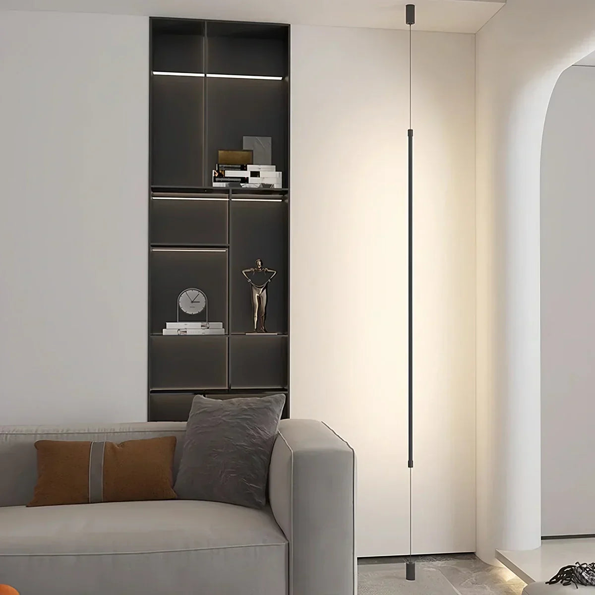 Tall Linear LED Light For Modern Interiors And Open Spaces