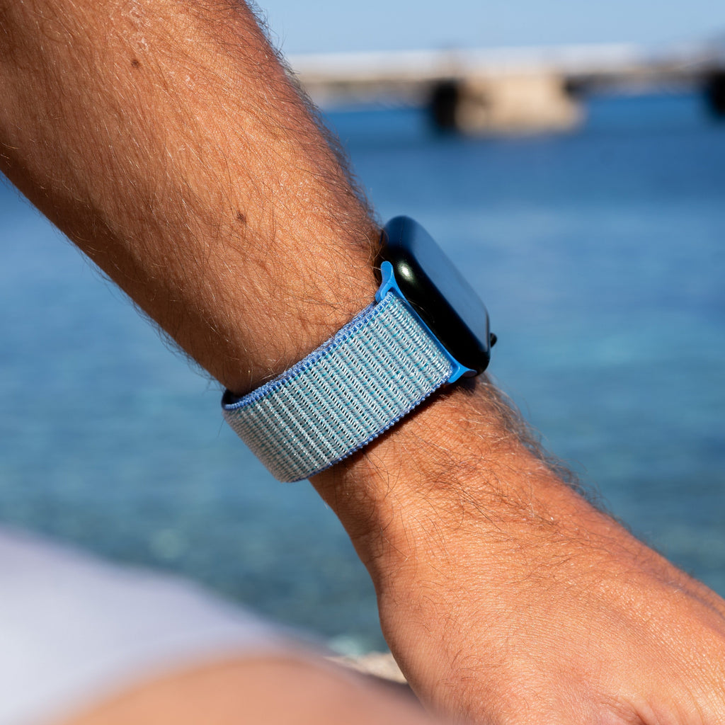 Apple Watch Nylon Strap Blue Accessory Premium Quality