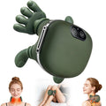 Neck Massager With Deep Kneading And Electric Heat, 3 Intensity Levels, Portable Pillow