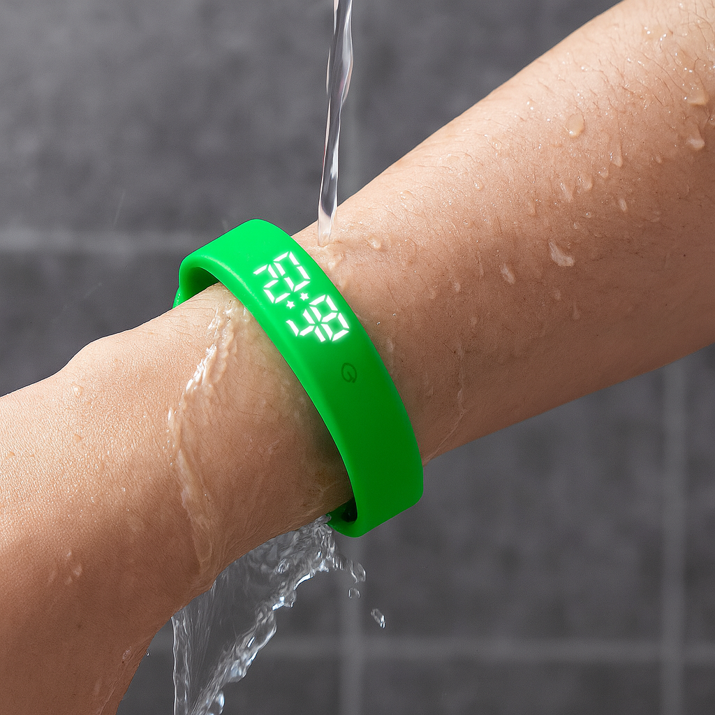 Digital Fitness Smartwatch With Waterproof Build And Haptic Alerts For Active Living