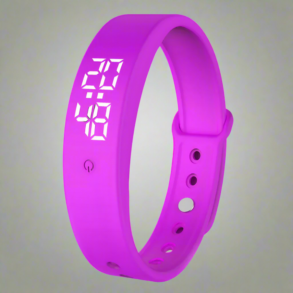 Digital Fitness Smartwatch With Waterproof Build And Haptic Alerts For Active Living