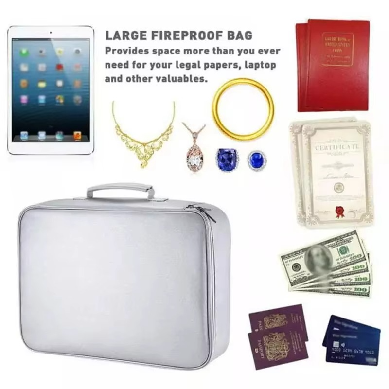 Fireproof Waterproof Document Carrier For Total Protection