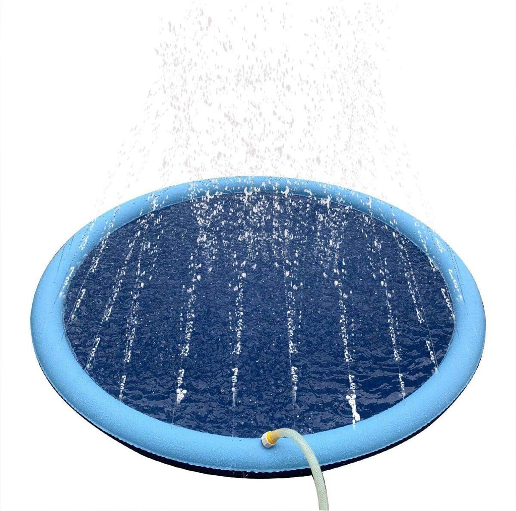 Durable Dog Splash Pad For Outdoor Cooling With Sprinkler And Safe Water Play