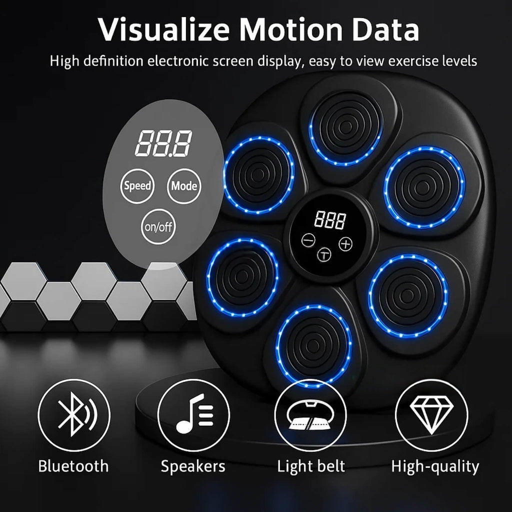 Dynamic Boxing Pad With Rhythm Cues For Better Coordination And Cardio