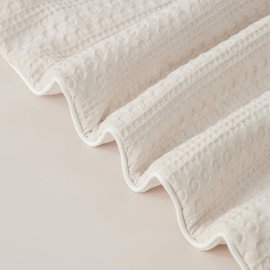 Sorona Fiber Waffle Comforter In Ecocool Collection Suits Hot Sleepers
