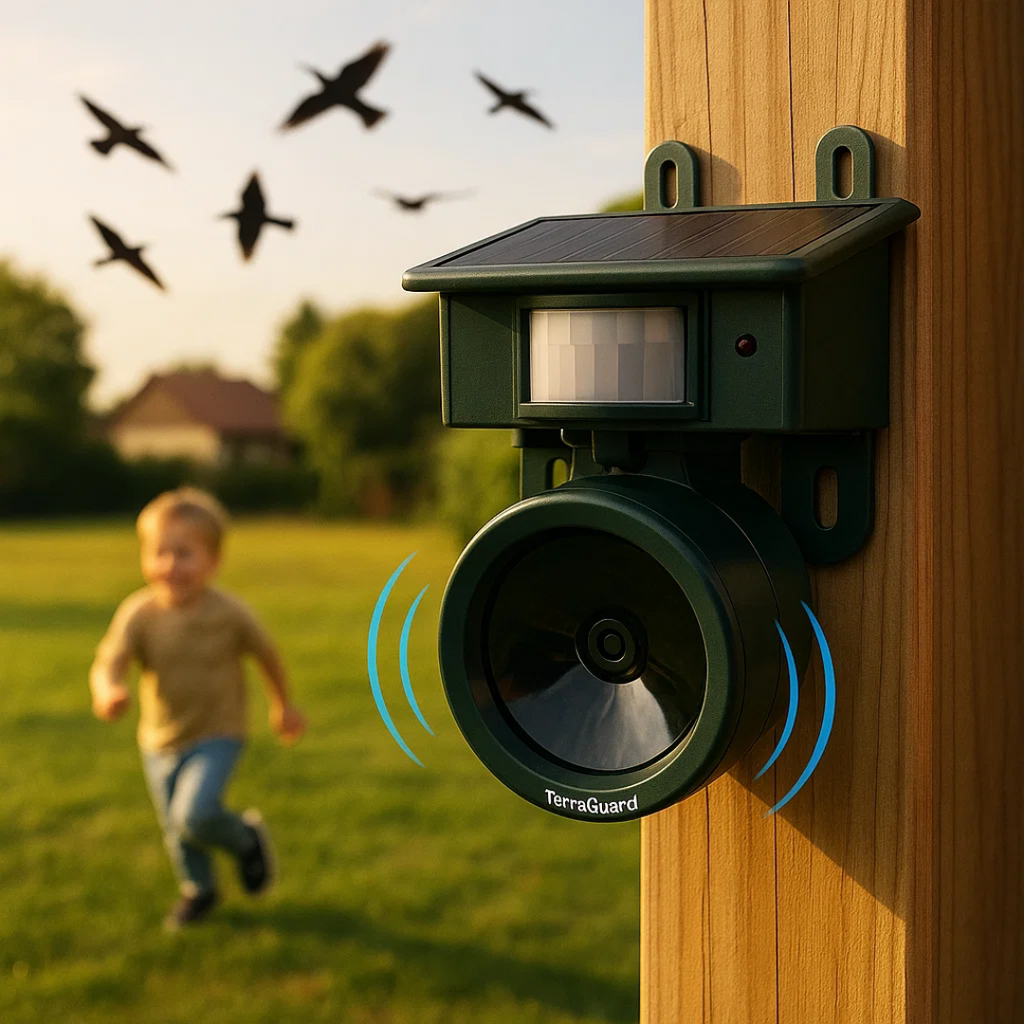 EcoGuard Motion Sensor Bird Deterrent With Natural Sounds
