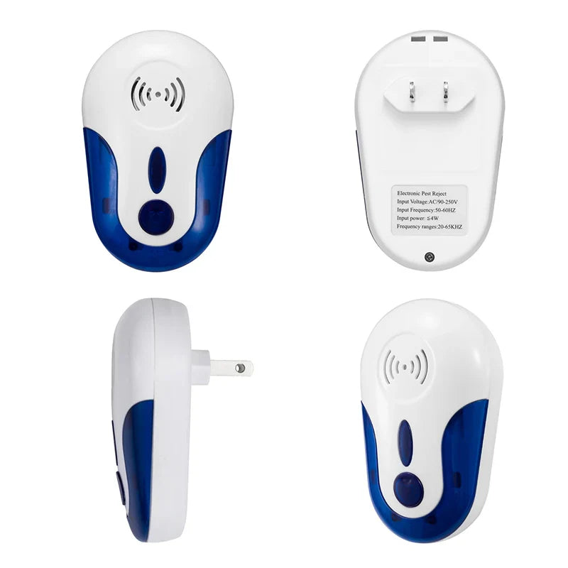 EcoGuard Ultrasonic Repeller For Insects, Safe Technology, Compact Home Protection